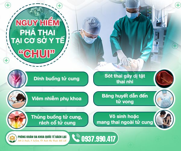 Thai phụ có thể gặp biến chứng nào sau phá thai?