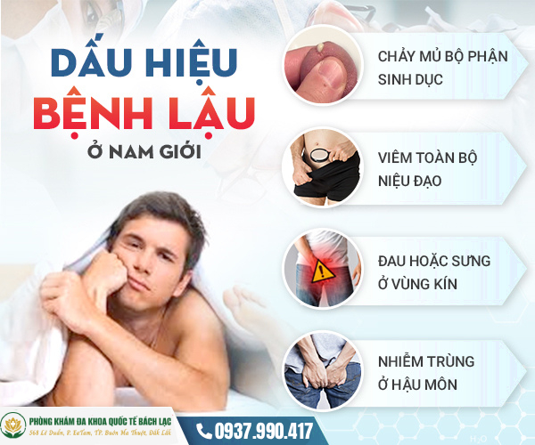 Dấu hiệu bệnh lậu ở nam