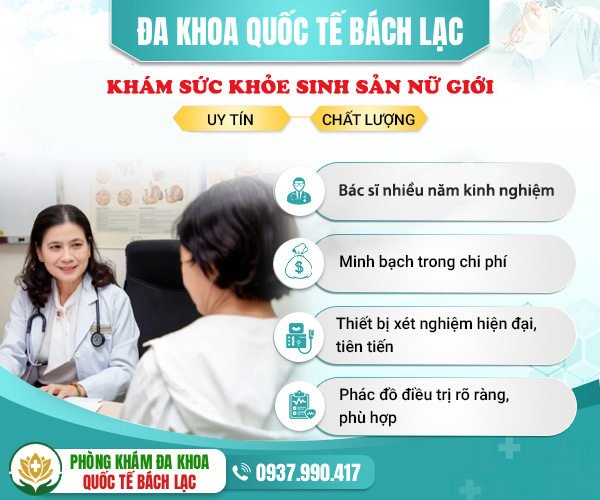 Khám vùng kín nổi mụn ở đâu Đắk Lắk? Giới thiệu PK Đa khoa Quốc tế Bách Lạc