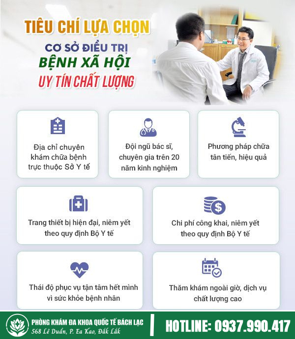 Địa chỉ khám bệnh xã hội Đắk Lắk ở đâu uy tín dựa vào tiêu chí nào để đánh giá?