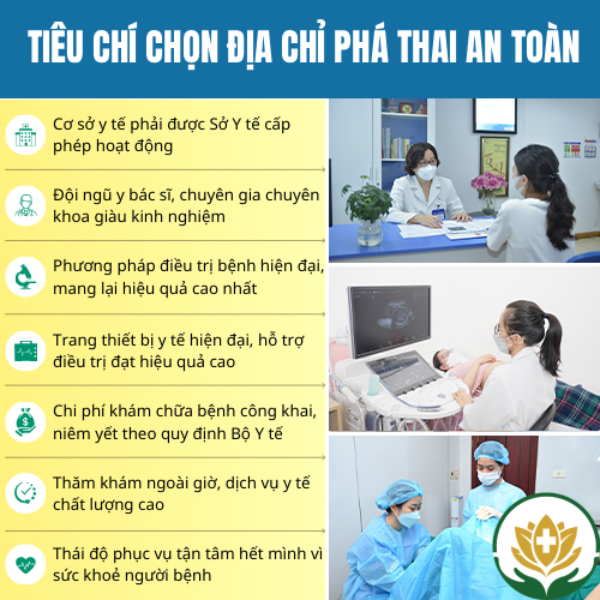 Tiêu chí đánh giá một địa chỉ phá thai an toàn ở Buôn Ma Thuột