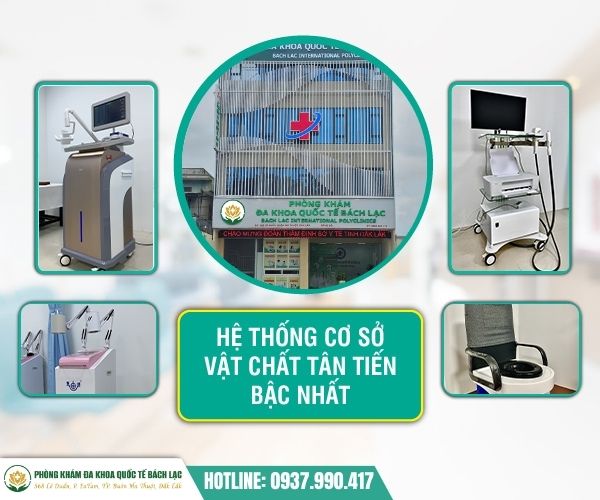Trang thiết bị y tế tại phòng khám hiện đại, hỗ trợ chẩn đoán chính xác