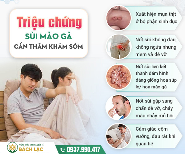 Dấu hiệu sùi mào gà cần đi khám ngay