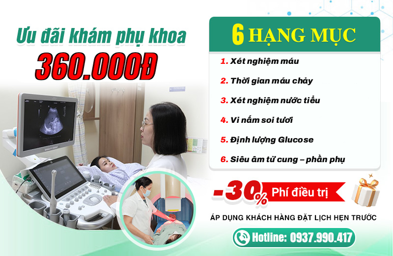Gói khám phụ khoa