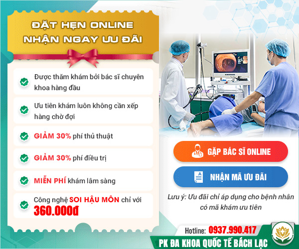 Ưu đãi khám trĩ chỉ từ 360k