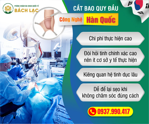 Phương pháp cắt bao quy đầu tối ưu cho từng trường hợp bệnh nhân