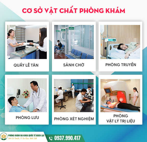 Cơ sở vật chất hiện đại – yếu tố tạo nên uy tín của Phòng khám Đa khoa Quốc tế Bách Lạc