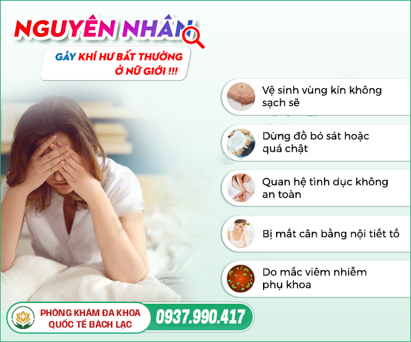 Nguyên nhân gây khí hư bất thường chị em cần lưu ý