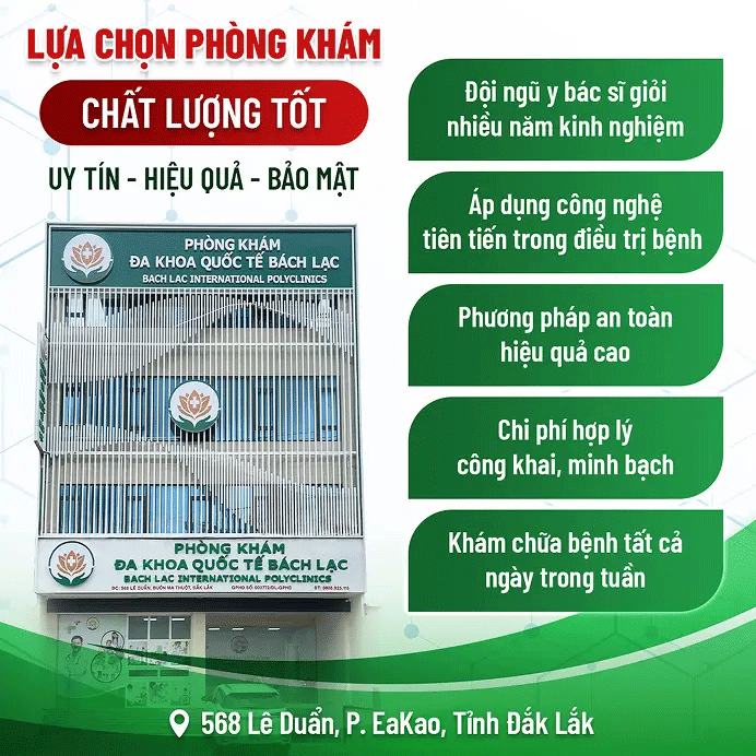Phòng khám giang mai Đắk Lắk uy tín Bách Lạc