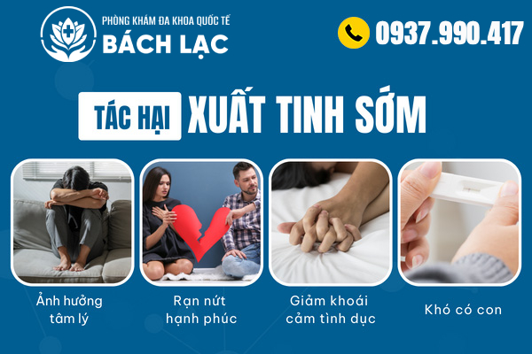 Tác hại của xuất tinh sớm nếu không điều trị kịp thời
