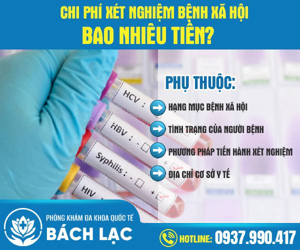 Chi phí xét nghiệm bệnh xã hội ở Đắk Lắk bao nhiêu tiền?